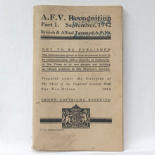 A.F.V. Recognition - British & Allied (1942)