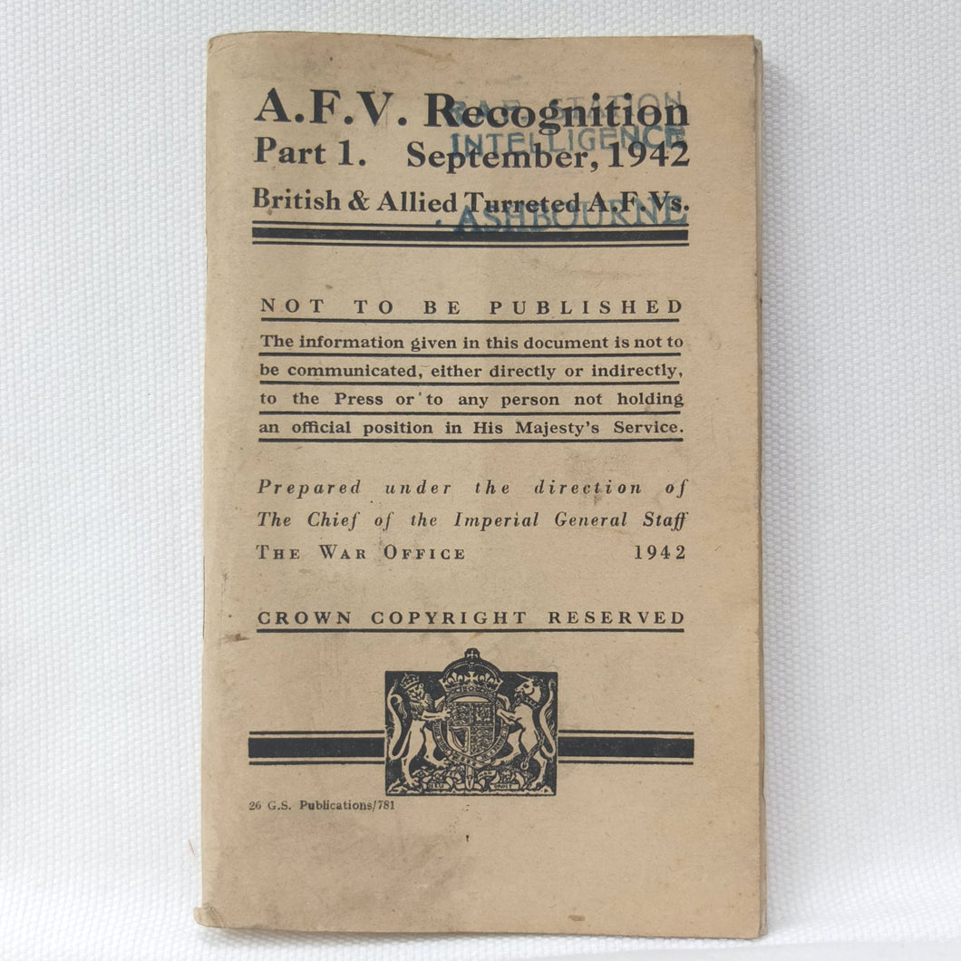 A.F.V. Recognition - British & Allied (1942)