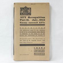 A.F.V. Recognition - Enemy Turreted AFVs (1943)