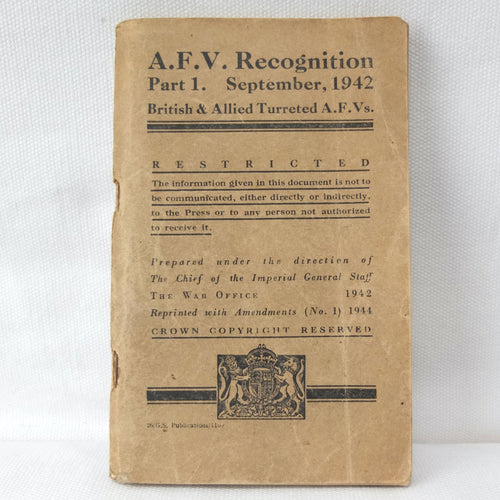 A.F.V. Recognition Manual (1944)