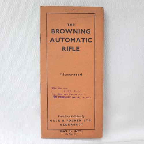Browning Automatic Rifle Manual (1940)