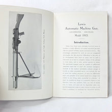 Artists Rifles BSA Lewis Gun Handbook (1916)