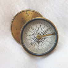 Francis Barker & Son Brass Box Compass c.1875