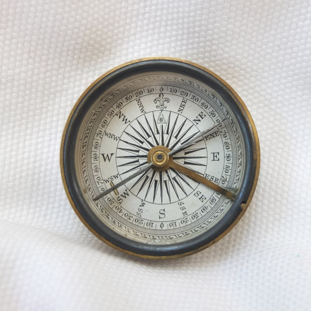 Francis Barker & Son Brass Box Compass c.1875 – Compass Library
