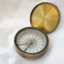 Francis Barker & Son Brass Box Compass c.1875