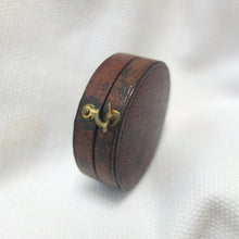Francis Barker Leather Cased Pocket Compass c.1870