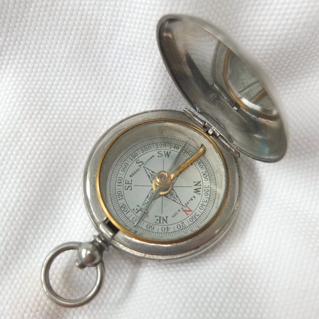 Francis Barker & Son Pocket Compass c.1900