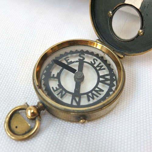 Francis Barker Skeleton Dial Compass c.1880