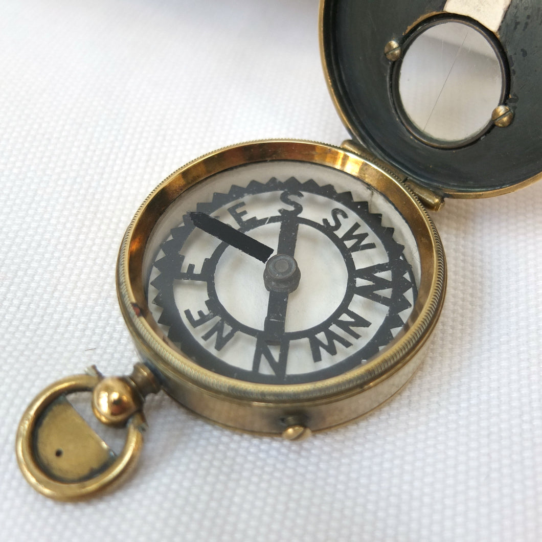 Francis Barker Skeleton Dial Compass c.1880