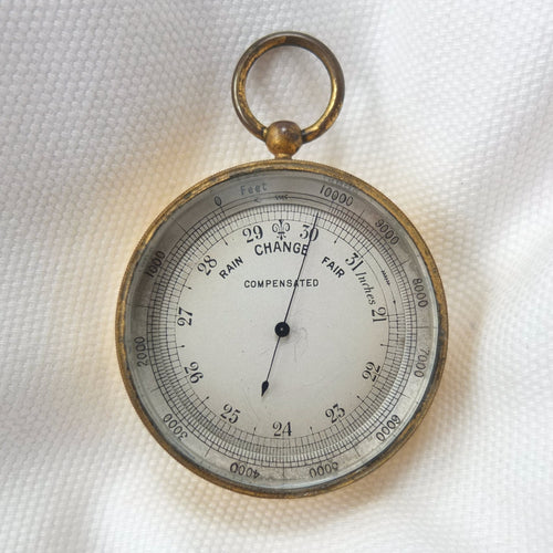Edwardian Pocket Altimeter Barometer c.1905