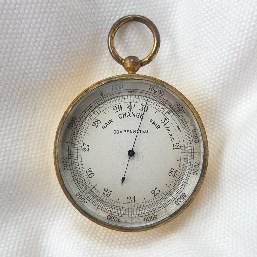 Edwardian Pocket Altimeter Barometer c.1905