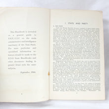 Counter Intelligence Handbook Germany (1944)