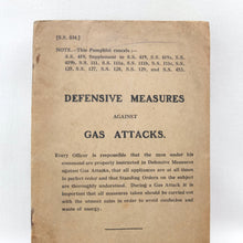Defensive Measures Against Gas Attacks (1917)