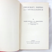 Fieldcraft, Sniping and Intelligence (1940)
