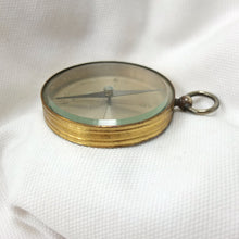 Gilt Brass Pocket Compass c.1890