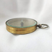Gilt Brass Pocket Compass c.1890