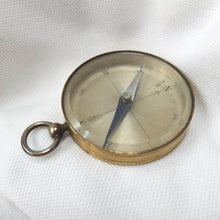 Gilt Brass Pocket Compass c.1890