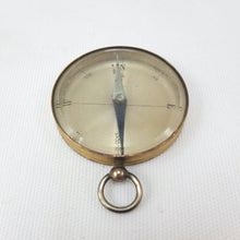 Gilt Brass Pocket Compass c.1890
