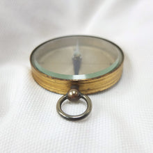 Gilt Brass Pocket Compass c.1890