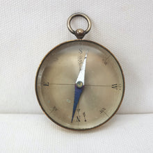 Gilt Brass Pocket Compass c.1890