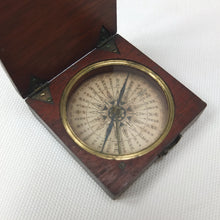 Georgian Wooden Pocket Compass c.1820