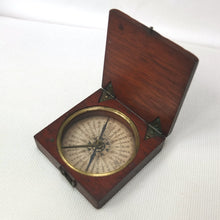Georgian Wooden Pocket Compass c.1820