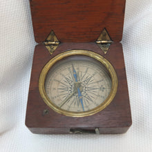 Georgian Mahogany Pocket Compass c.1830
