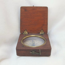 Georgian Mahogany Pocket Compass c.1830