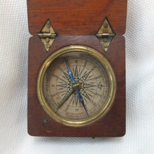 Georgian Mahogany Pocket Compass c.1830