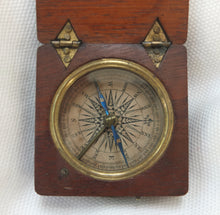 Georgian Mahogany Pocket Compass c.1830