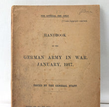 Handbook of the German Army in War (1917)
