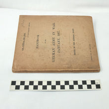 Handbook of the German Army in War (1917)