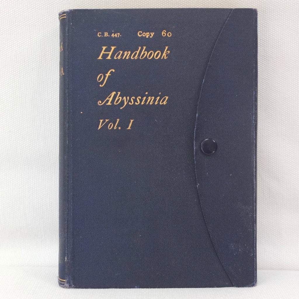 Abyssinian Intelligence Handbook of Abyssinia (1917) | Naval Staff Intelligence – Compass Library