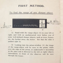 Hymans Entfernungsmesser für die Hosentasche (1915)