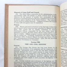 Military Government in Germany - Public Safety (1945)