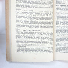 Military Government in Germany - Public Safety (1945)