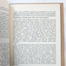 Military Government in Germany - Public Safety (1945)