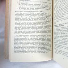 Military Government in Germany - Public Safety (1945)