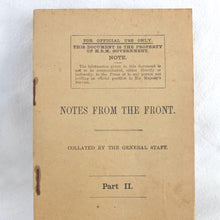 Notes From the Front -Part II (1914)