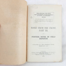 Notes From the Front -Part III (1915)