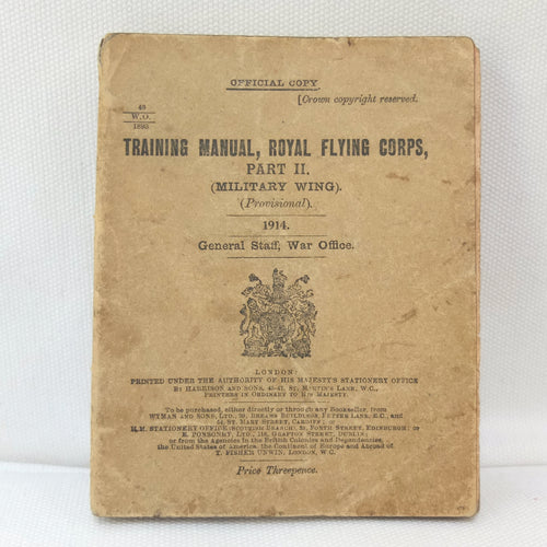 Training Manual Royal Flying Corps - Part II (1914)