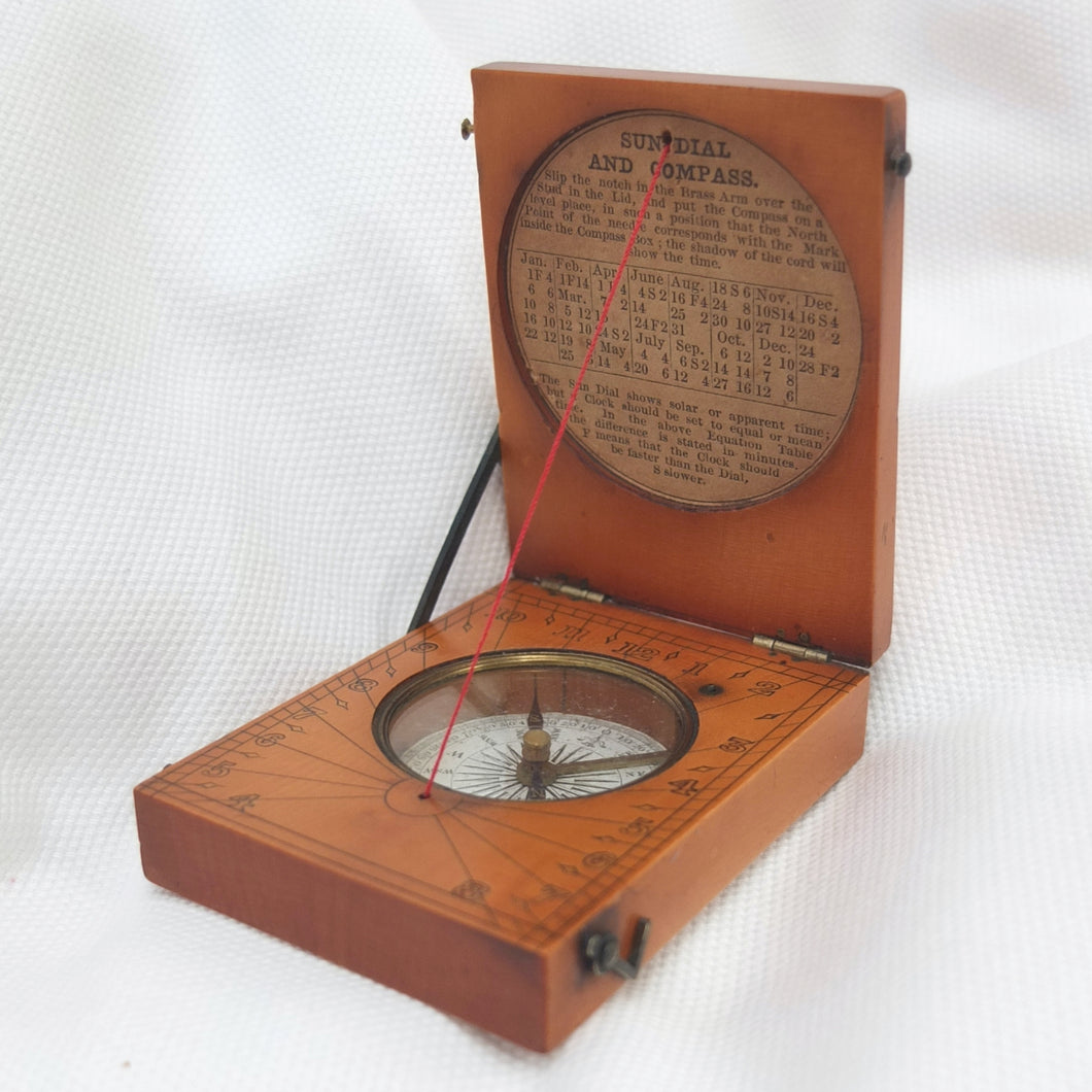 Robert Sadd Pocket Sundial Compass c.1860