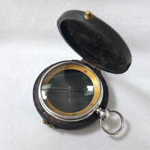 Silver Francis Barker Pebble Lens Compass c.1900