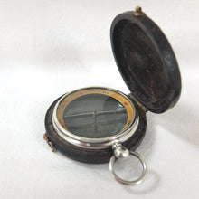 Silver Francis Barker Pebble Lens Compass c.1900