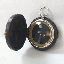 Silver Francis Barker Pebble Lens Compass c.1900