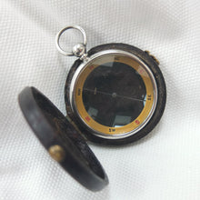 Silver Francis Barker Pebble Lens Compass c.1900