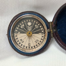 Singer's Patent Leather Cased Compass c.1868