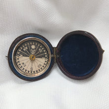 Singer's Patent Leather Cased Compass c.1868