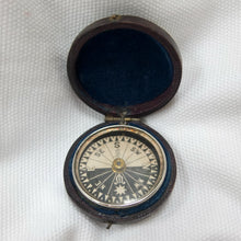 Singer's Patent Leather Cased Compass c.1868