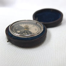 Singer's Patent Leather Cased Compass c.1868